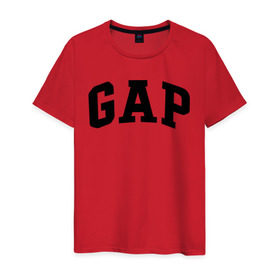 Мужская футболка хлопок с принтом GAP Swag в Курске, 100% хлопок | прямой крой, круглый вырез горловины, длина до линии бедер, слегка спущенное плечо. | gap | swag | сваг | свег | свэг