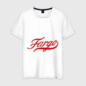Мужская футболка хлопок с принтом Fargo в Курске, 100% хлопок | прямой крой, круглый вырез горловины, длина до линии бедер, слегка спущенное плечо. | Тематика изображения на принте: fargo