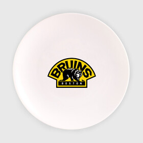 Тарелка с принтом HC Boston Bruins Label в Курске, фарфор | диаметр - 210 мм
диаметр для нанесения принта - 120 мм | Тематика изображения на принте: boston | bruins | club | hockey | клуб | хоккей