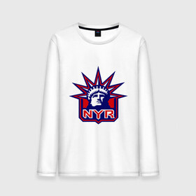 Мужской лонгслив хлопок с принтом HC New York Rangers Emblem в Курске, 100% хлопок |  | Тематика изображения на принте: club | hockey | new | nyr | rangers | york | клуб | хоккей