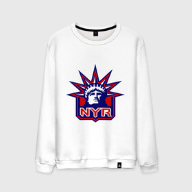 Мужской свитшот хлопок с принтом HC New York Rangers Emblem в Курске, 100% хлопок |  | club | hockey | new | nyr | rangers | york | клуб | хоккей