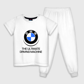 Детская пижама хлопок с принтом BMW Driving Machine в Курске, 100% хлопок |  брюки и футболка прямого кроя, без карманов, на брюках мягкая резинка на поясе и по низу штанин
 | bmw | driving | machine | ultimate