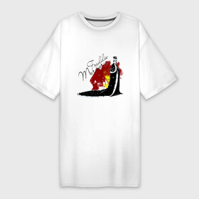 Платье-футболка хлопок с принтом Фрэдди Меркьюри в Курске,  |  | queen | меломанам | музыка | рок | фрэдди меркьюри