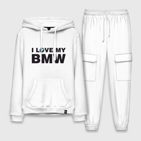 Мужской костюм хлопок с толстовкой с принтом I love my BMW в Курске,  |  | bmw | love | бмв | люблю