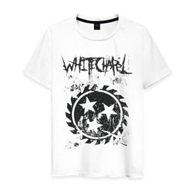 Мужская футболка хлопок с принтом Whitechapel в Курске, 100% хлопок | прямой крой, круглый вырез горловины, длина до линии бедер, слегка спущенное плечо. | deathcore | whitechapel | дэткор | метал