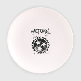 Тарелка 3D с принтом Whitechapel в Курске, фарфор | диаметр - 210 мм
диаметр для нанесения принта - 120 мм | deathcore | whitechapel | дэткор | метал