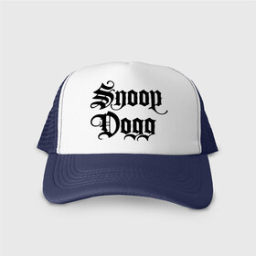 Кепка тракер с сеткой с принтом Snoop Dogg в Курске, трикотажное полотно; задняя часть — сетка | длинный козырек, универсальный размер, пластиковая застежка | rap | snoop dogg | музыка | рэп | снуп дог