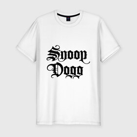 Мужская футболка премиум с принтом Snoop Dogg в Курске, 92% хлопок, 8% лайкра | приталенный силуэт, круглый вырез ворота, длина до линии бедра, короткий рукав | rap | snoop dogg | музыка | рэп | снуп дог