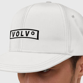 Кепка снепбек с прямым козырьком с принтом Volvo в Курске, хлопок 100% |  | valve | volvo | логотип