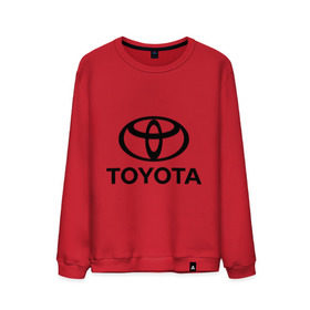 Мужской свитшот хлопок с принтом Toyota Logo в Курске, 100% хлопок |  | logo | toyota | логотип | тойота