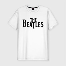 Мужская футболка премиум с принтом The Beatles в Курске, 92% хлопок, 8% лайкра | приталенный силуэт, круглый вырез ворота, длина до линии бедра, короткий рукав | beatles | битлз