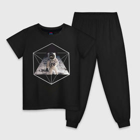 Детская пижама хлопок с принтом Астронавт в Курске, 100% хлопок |  брюки и футболка прямого кроя, без карманов, на брюках мягкая резинка на поясе и по низу штанин
 | Тематика изображения на принте: infinite | interstellar | space | univers | астронавт | бесконечный космос | вселенная | интерстеллар | космонавт