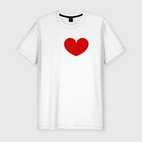 Мужская футболка премиум с принтом Я люблю Анну в Курске, 92% хлопок, 8% лайкра | приталенный силуэт, круглый вырез ворота, длина до линии бедра, короткий рукав | 