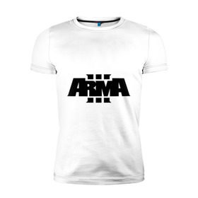 Мужская футболка премиум с принтом Arma 3 в Курске, 92% хлопок, 8% лайкра | приталенный силуэт, круглый вырез ворота, длина до линии бедра, короткий рукав | arma 3 | игры