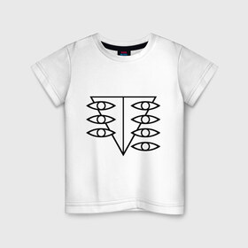 Детская футболка хлопок с принтом Евангелион в Курске, 100% хлопок | круглый вырез горловины, полуприлегающий силуэт, длина до линии бедер | аниме | евангелион