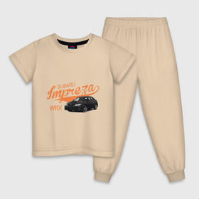 Детская пижама хлопок с принтом Subaru Impreza в Курске, 100% хлопок |  брюки и футболка прямого кроя, без карманов, на брюках мягкая резинка на поясе и по низу штанин
 | subaru impreza | авто | автомобилистам | водителям | машина | ретро | тачка