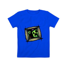 Детская футболка хлопок с принтом Страшное место в Курске, 100% хлопок | круглый вырез горловины, полуприлегающий силуэт, длина до линии бедер | игры