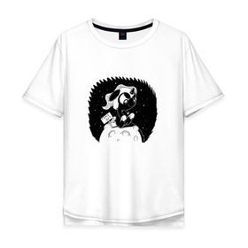 Мужская футболка хлопок Oversize с принтом Luna (Time out) в Курске, 100% хлопок | свободный крой, круглый ворот, “спинка” длиннее передней части | mlp | out | pony | time | время | вышло | луна | пони