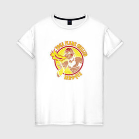 Женская футболка хлопок с принтом Йога - гриль в Курске, 100% хлопок | прямой крой, круглый вырез горловины, длина до линии бедер, слегка спущенное плечо | food | ёда | мясо | повар | шашлык