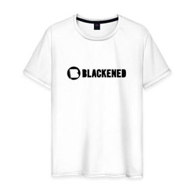 Мужская футболка хлопок с принтом Metallica - Blackened в Курске, 100% хлопок | прямой крой, круглый вырез горловины, длина до линии бедер, слегка спущенное плечо. | 
