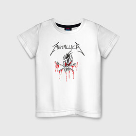 Детская футболка хлопок с принтом Metallica - Scary Guy в Курске, 100% хлопок | круглый вырез горловины, полуприлегающий силуэт, длина до линии бедер | Тематика изображения на принте: металлика