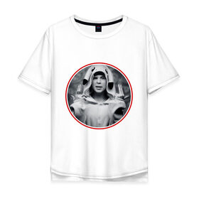 Мужская футболка хлопок Oversize с принтом Yolandi в Курске, 100% хлопок | свободный крой, круглый ворот, “спинка” длиннее передней части | die antwoord