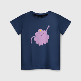 Детская футболка хлопок с принтом Счастливая Пупырка в Курске, 100% хлопок | круглый вырез горловины, полуприлегающий силуэт, длина до линии бедер | пупырка