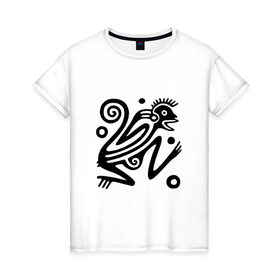 Женская футболка хлопок с принтом Mexico в Курске, 100% хлопок | прямой крой, круглый вырез горловины, длина до линии бедер, слегка спущенное плечо | мартышка | обезьяна
