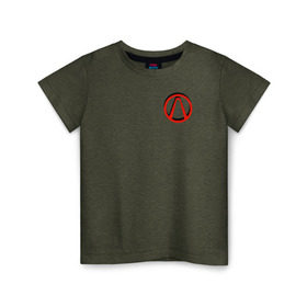 Детская футболка хлопок с принтом Borderlands в Курске, 100% хлопок | круглый вырез горловины, полуприлегающий силуэт, длина до линии бедер | borderlands | vault | vault hunter