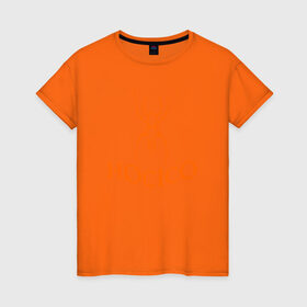 Женская футболка хлопок с принтом Hocico в Курске, 100% хлопок | прямой крой, круглый вырез горловины, длина до линии бедер, слегка спущенное плечо | dark electro | logotip | лого группы hocicoназвание | музыка