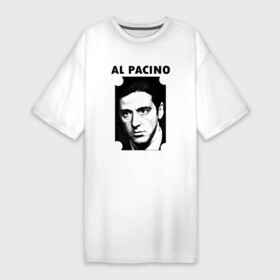 Платье-футболка хлопок с принтом Аль Пачино в Курске,  |  | : кино | al pacino | аль пачино