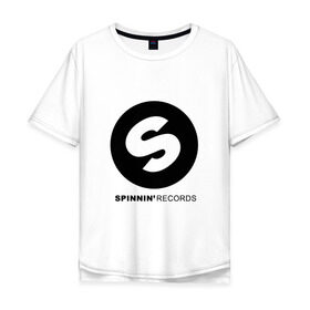 Мужская футболка хлопок Oversize с принтом Spinnin records в Курске, 100% хлопок | свободный крой, круглый ворот, “спинка” длиннее передней части | house | spinnin | spinnin recors