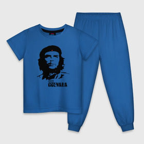 Детская пижама хлопок с принтом Эрнесто Че гевара в Курске, 100% хлопок |  брюки и футболка прямого кроя, без карманов, на брюках мягкая резинка на поясе и по низу штанин
 | che guevara | революционер