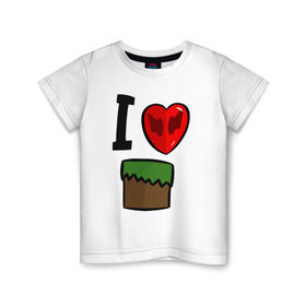 Детская футболка хлопок с принтом Диллерона в Курске, 100% хлопок | круглый вырез горловины, полуприлегающий силуэт, длина до линии бедер | игры | мinecraft | майнкрафт