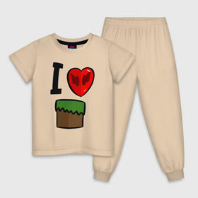 Детская пижама хлопок с принтом Футболка Диллерона в Курске, 100% хлопок |  брюки и футболка прямого кроя, без карманов, на брюках мягкая резинка на поясе и по низу штанин
 | игры | мinecraft | майнкрафт