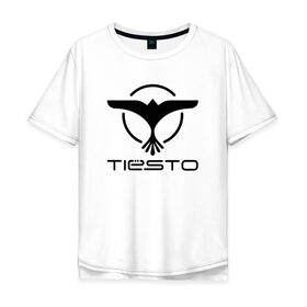 Мужская футболка хлопок Oversize с принтом Tiesto в Курске, 100% хлопок | свободный крой, круглый ворот, “спинка” длиннее передней части | Тематика изображения на принте: club life | dj | house | tieso