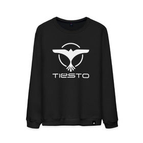 Мужской свитшот хлопок с принтом Tiesto в Курске, 100% хлопок |  | Тематика изображения на принте: club life | house | tieso | tiesto (dj)   на темные основыdj