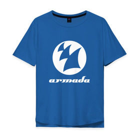 Мужская футболка хлопок Oversize с принтом Armada Music в Курске, 100% хлопок | свободный крой, круглый ворот, “спинка” длиннее передней части | Тематика изображения на принте: armada music | armada music labelarmada | trance