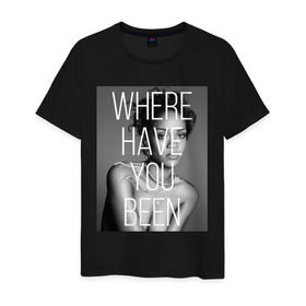 Мужская футболка хлопок с принтом Rihanna в Курске, 100% хлопок | прямой крой, круглый вырез горловины, длина до линии бедер, слегка спущенное плечо. | badgirl | diamond | rihanna | riri | rnb | риана | рианна