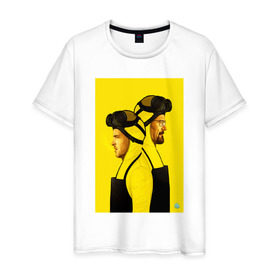 Мужская футболка хлопок с принтом Breaking Bad в Курске, 100% хлопок | прямой крой, круглый вырез горловины, длина до линии бедер, слегка спущенное плечо. | 