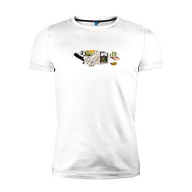 Мужская футболка премиум с принтом Led Zeppelin в Курске, 92% хлопок, 8% лайкра | приталенный силуэт, круглый вырез ворота, длина до линии бедра, короткий рукав | led zeppelin