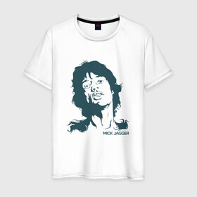 Мужская футболка хлопок с принтом Rolling Stones в Курске, 100% хлопок | прямой крой, круглый вырез горловины, длина до линии бедер, слегка спущенное плечо. | 