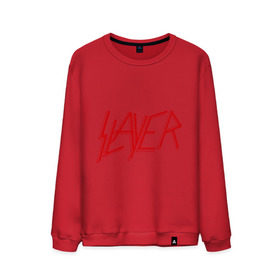 Мужской свитшот хлопок с принтом Slayer logo в Курске, 100% хлопок |  | alternative rock | pank | punk | rock | slayer | альтернативный рок | метал | панк | рок | слаер | тяжелая музыка | хард рок | хеви метал