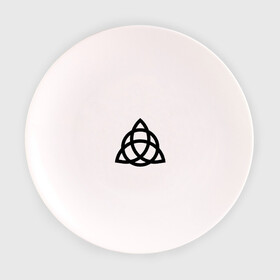 Тарелка 3D с принтом Зачарованные в Курске, фарфор | диаметр - 210 мм
диаметр для нанесения принта - 120 мм | charmed | logo | зачарованныезачарованные | символ. | трилистник