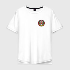 Мужская футболка хлопок Oversize с принтом Стройбат в Курске, 100% хлопок | свободный крой, круглый ворот, “спинка” длиннее передней части | Тематика изображения на принте: армия | молоток | служба | солдаты