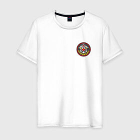 Мужская футболка хлопок с принтом Стройбат в Курске, 100% хлопок | прямой крой, круглый вырез горловины, длина до линии бедер, слегка спущенное плечо. | армия | молоток | служба | солдаты