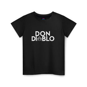 Детская футболка хлопок с принтом Don Diablo в Курске, 100% хлопок | круглый вырез горловины, полуприлегающий силуэт, длина до линии бедер | dj | don diablo | house | хаус