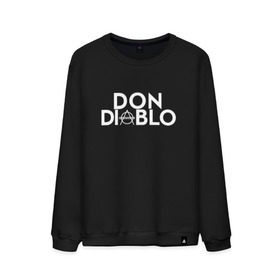 Мужской свитшот хлопок с принтом Don Diablo в Курске, 100% хлопок |  | dj | don diablo | house | хаус