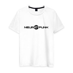 Мужская футболка хлопок с принтом Neuropunk Black в Курске, 100% хлопок | прямой крой, круглый вырез горловины, длина до линии бедер, слегка спущенное плечо. | dnb | neurofunk | neuropunk | neuropunk   это подкаст и серия вечеринок от лейбла tamrecords.нейропанк | tamrecords