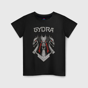 Детская футболка хлопок с принтом Gydra в Курске, 100% хлопок | круглый вырез горловины, полуприлегающий силуэт, длина до линии бедер | bes | neurofunk | neuropunk | tamrecords